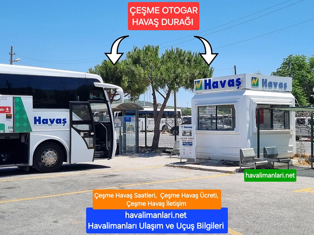 Havaş Çeşme Otogar Ofisi, Havaş Çeşme Otogar Durağı